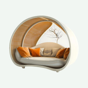 Modern Sofa with Cushions